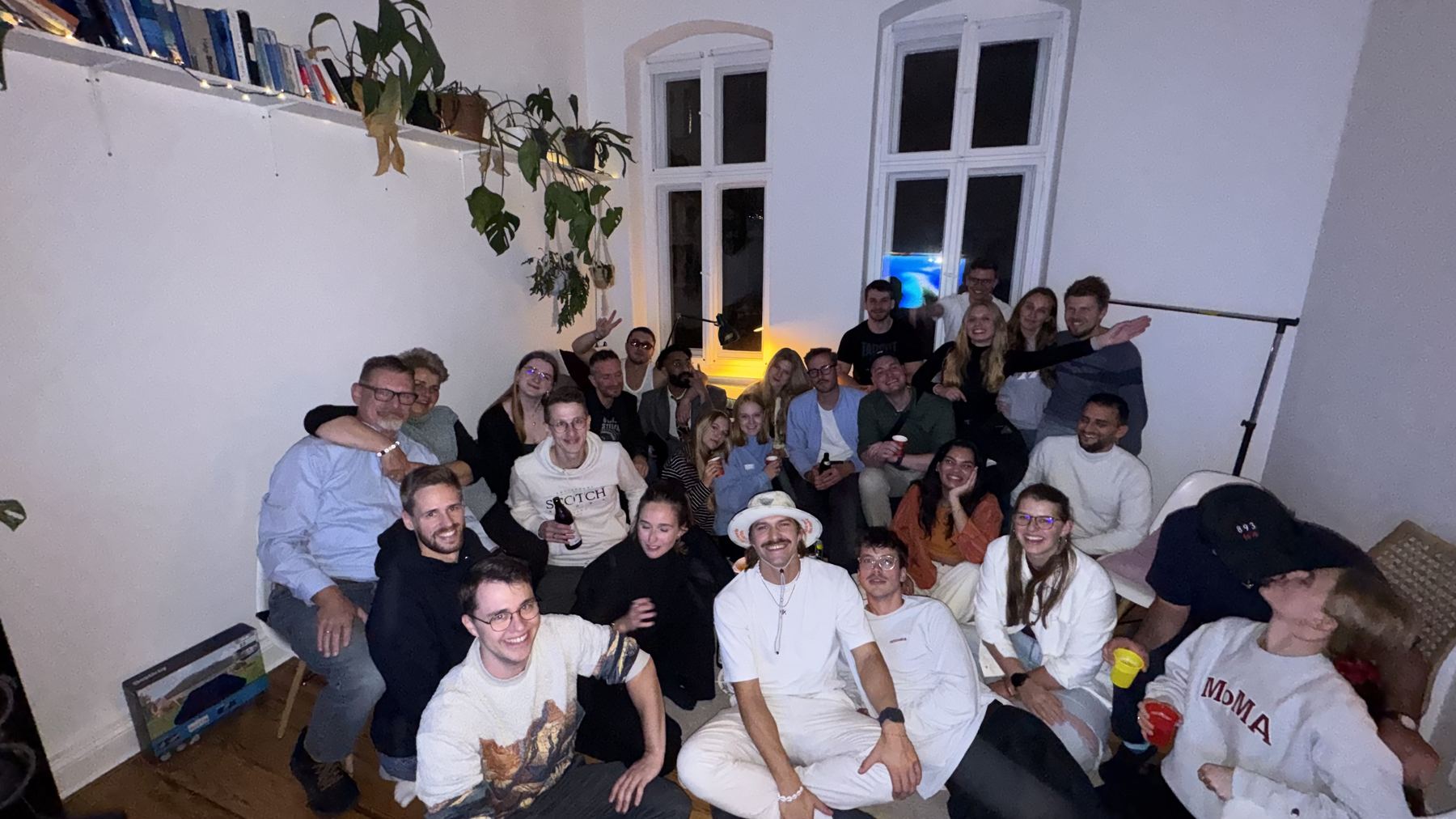 Farewell party with friends in Germany